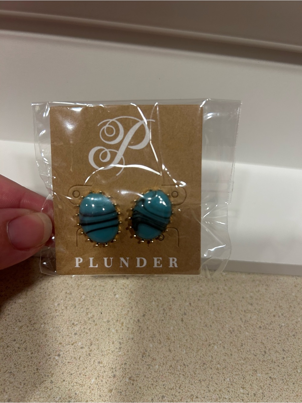 Plunder earrings turquoise earrings  NWT boho